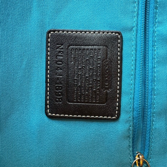 Coach leather and nylon backpack black - Picture 9 of 13